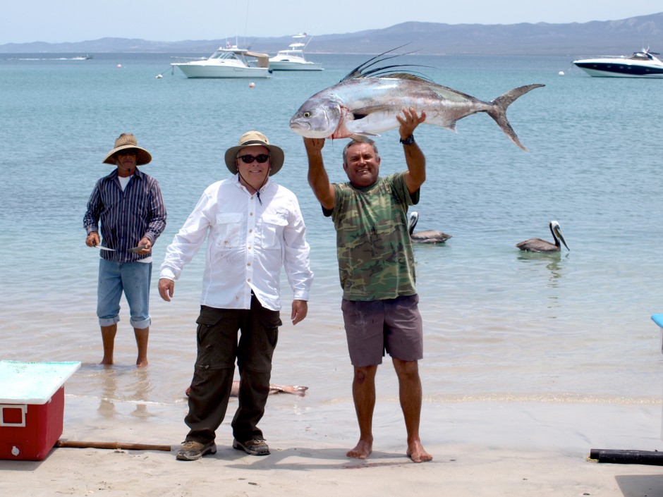 Fernando and a Roosterfish