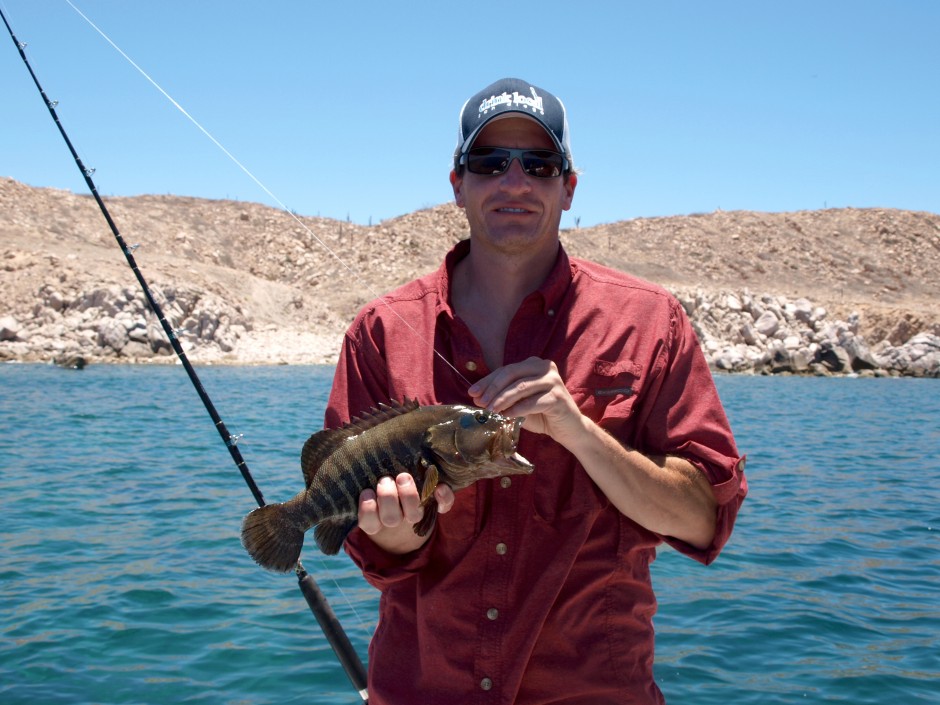 Mike and a cabrilla